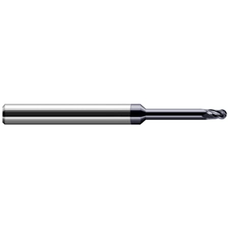 HARVEY TOOL End Mill for Exotic Alloys - Ball, 3.000 mm, Number of Flutes: 4 974057-C6